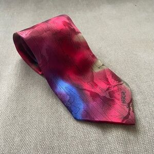 Jerry Garcia 100% Silk Banyan Trees Print Neck Tie